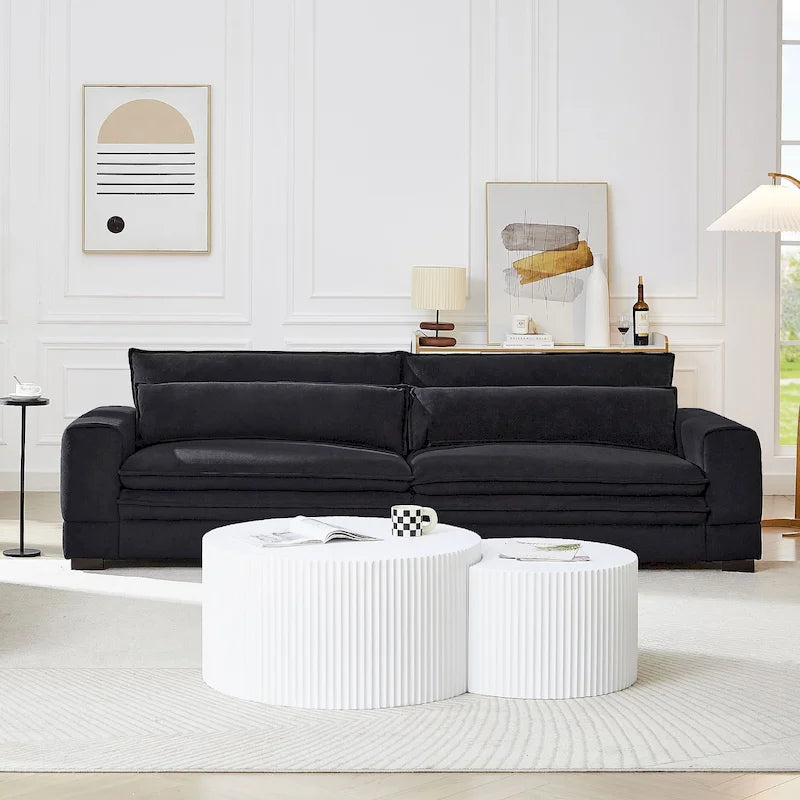 Divano Moderno Imbottito Mid-Century per Soggiorno, Camera da Letto, Appartamento, Ufficio in Casa