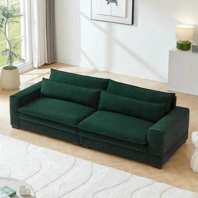 Divano Moderno Imbottito Mid-Century per Soggiorno, Camera da Letto, Appartamento, Ufficio in Casa
