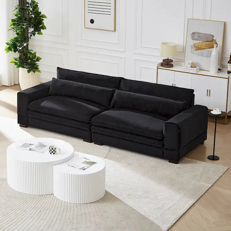 Divano Moderno Imbottito Mid-Century per Soggiorno, Camera da Letto, Appartamento, Ufficio in Casa