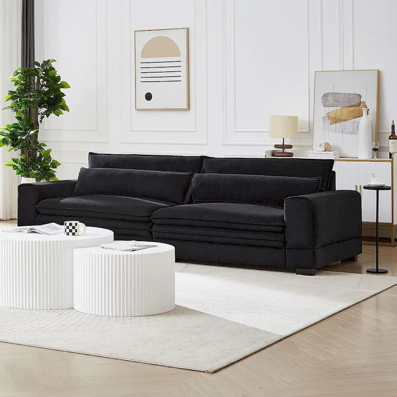 Divano Moderno Imbottito Mid-Century per Soggiorno, Camera da Letto, Appartamento, Ufficio in Casa
