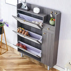 Armadietto moderno minimalista, scarpiera giapponese in rattan, armadietto da letto, piccolo mobile per la casa