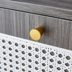 Armadietto moderno minimalista, scarpiera giapponese in rattan, armadietto da letto, piccolo mobile per la casa