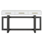 Elegante consolle con tre cassetti, tavolino da ingresso extra lungo per ingresso, corridoio, soggiorno, foyer, corridoio