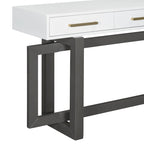 Elegante consolle con tre cassetti, tavolino da ingresso extra lungo per ingresso, corridoio, soggiorno, foyer, corridoio