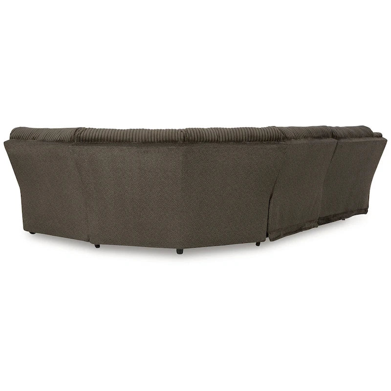 Divano Sezionale Reclinabile 5 Pezzi Top Tier Marrone - 340L x 340P x 104A