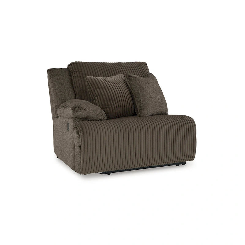 Divano Sezionale Reclinabile 5 Pezzi Top Tier Marrone - 340L x 340P x 104A