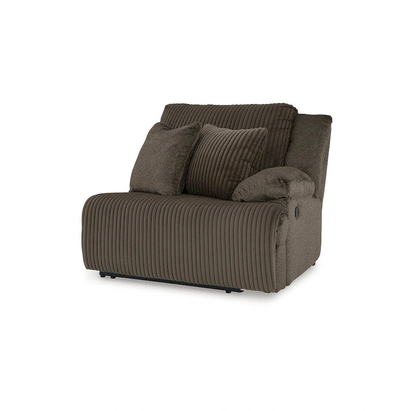 Divano Sezionale Reclinabile 5 Pezzi Top Tier Marrone - 340L x 340P x 104A