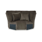 Divano Sezionale Reclinabile 5 Pezzi Top Tier Marrone - 340L x 340P x 104A