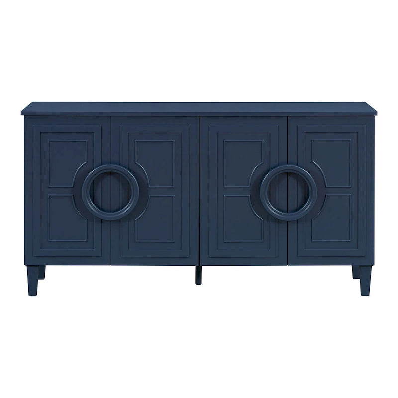 Consolle a 4 ante da 59" con maniglie rotonde