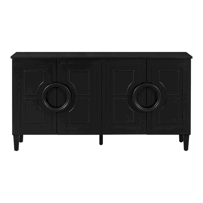 Consolle a 4 ante da 59" con maniglie rotonde