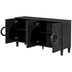 Consolle a 4 ante da 59" con maniglie rotonde