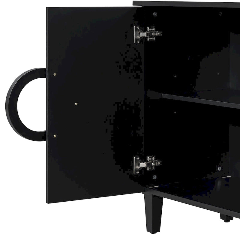 Consolle a 4 ante da 59" con maniglie rotonde