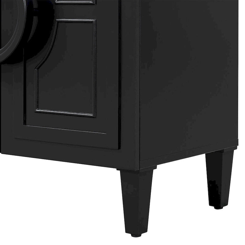 Consolle a 4 ante da 59" con maniglie rotonde