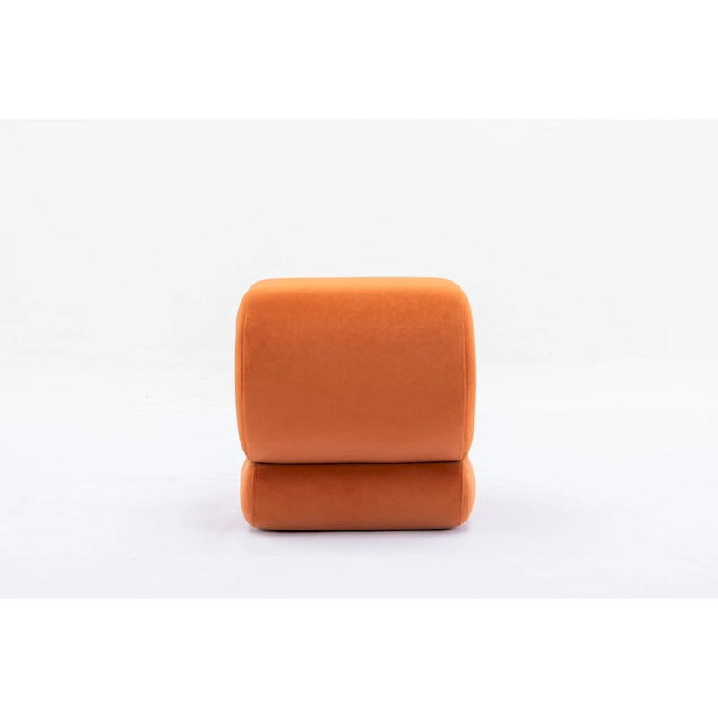 Sgabello/Poggiapiedi Moderno S-shape in Tessuto per Trucco