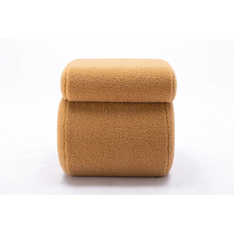 Sgabello/Poggiapiedi Moderno S-shape in Tessuto per Trucco