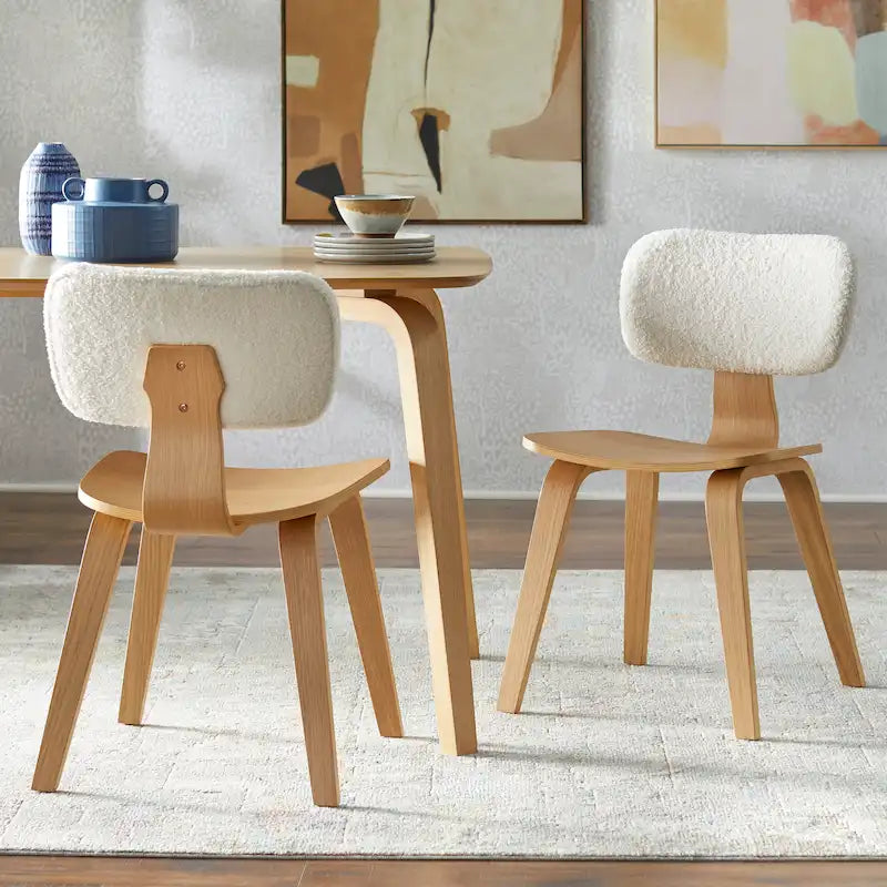 Sedie da pranzo moderne di metà secolo (set da 2)