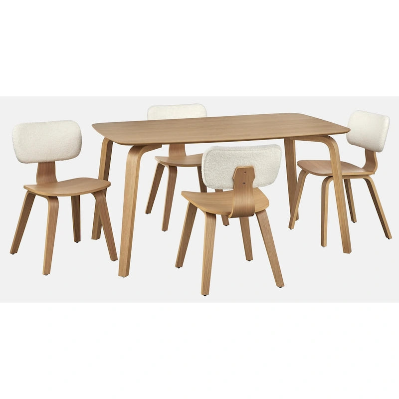 Sedie da pranzo moderne di metà secolo (set da 2)