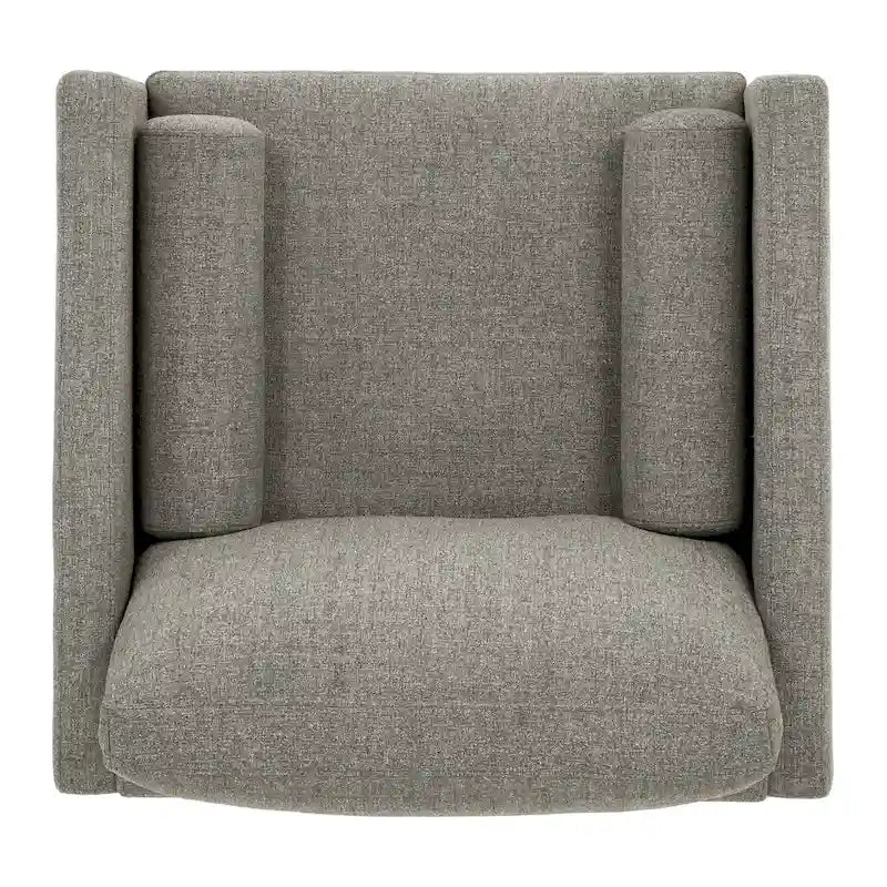 Sedia Mid-Century con gambe affusolate e cuscini