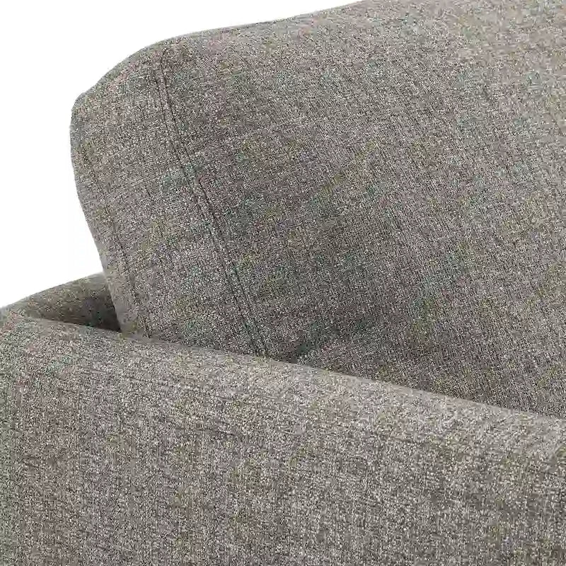 Sedia Mid-Century con gambe affusolate e cuscini