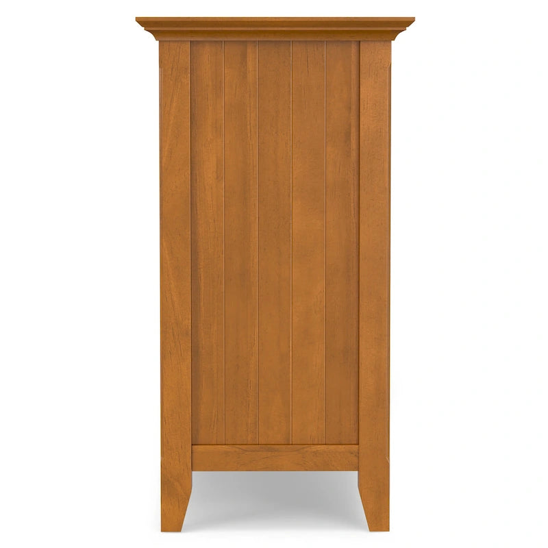 Credenza di transizione in LEGNO MASSELLO, larga 157 cm, con ampi vani - 157 l x 45 p x 86 h cm