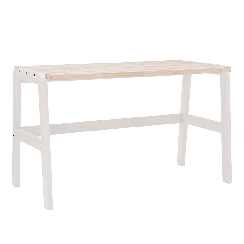 Scrivania Mulligan con piano in legno naturale