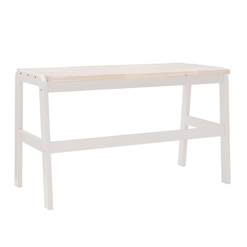 Scrivania Mulligan con piano in legno naturale