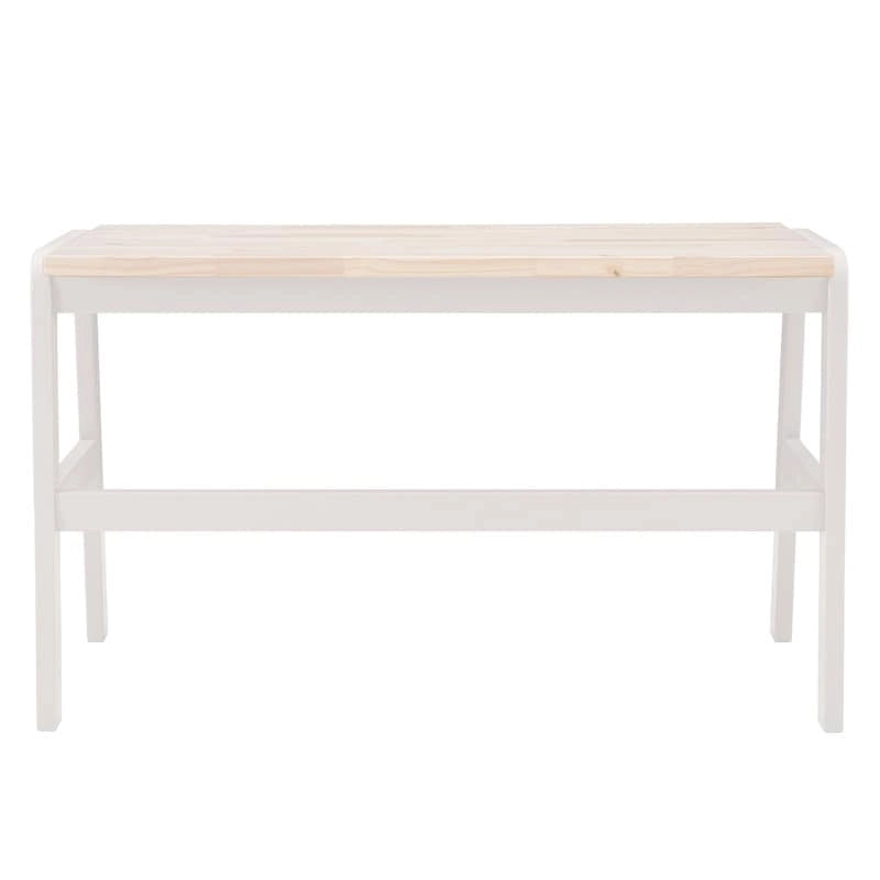Scrivania Mulligan con piano in legno naturale