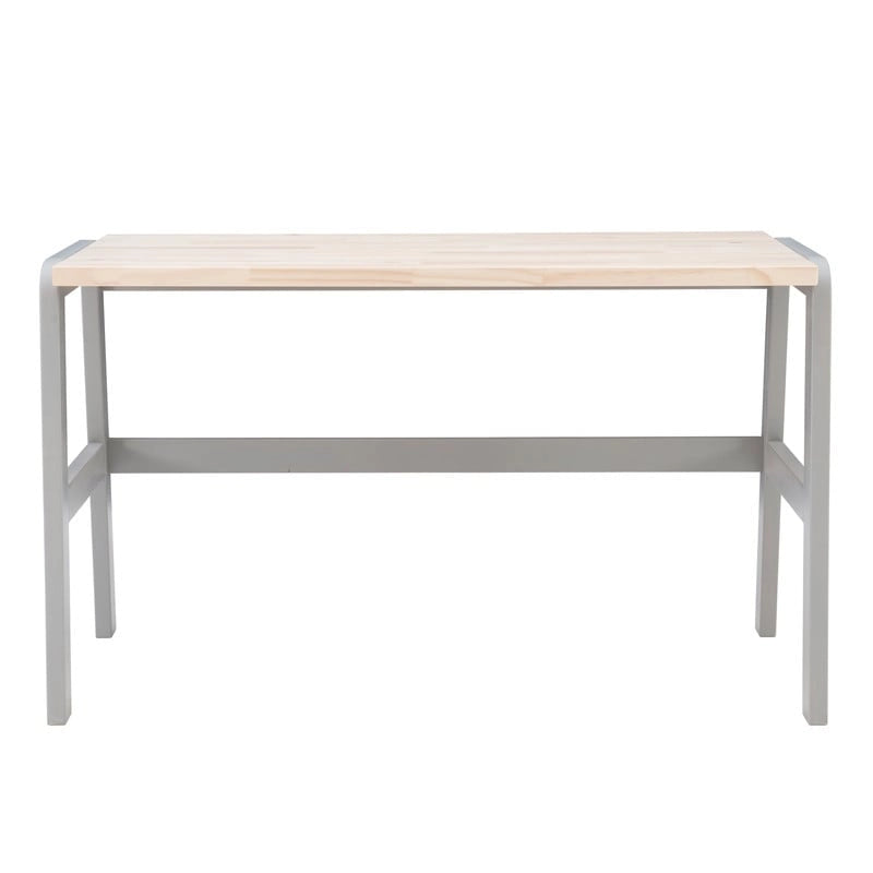 Scrivania Mulligan con piano in legno naturale