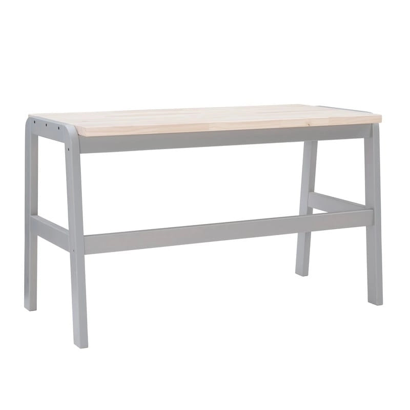 Scrivania Mulligan con piano in legno naturale