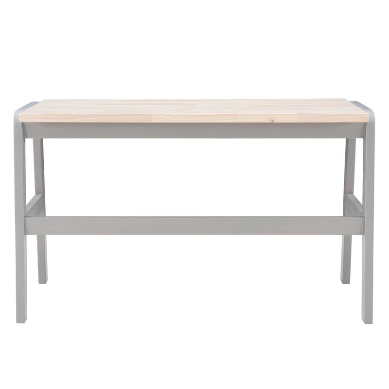 Scrivania Mulligan con piano in legno naturale