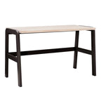 Scrivania Mulligan con piano in legno naturale