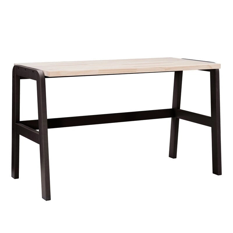 Scrivania Mulligan con piano in legno naturale