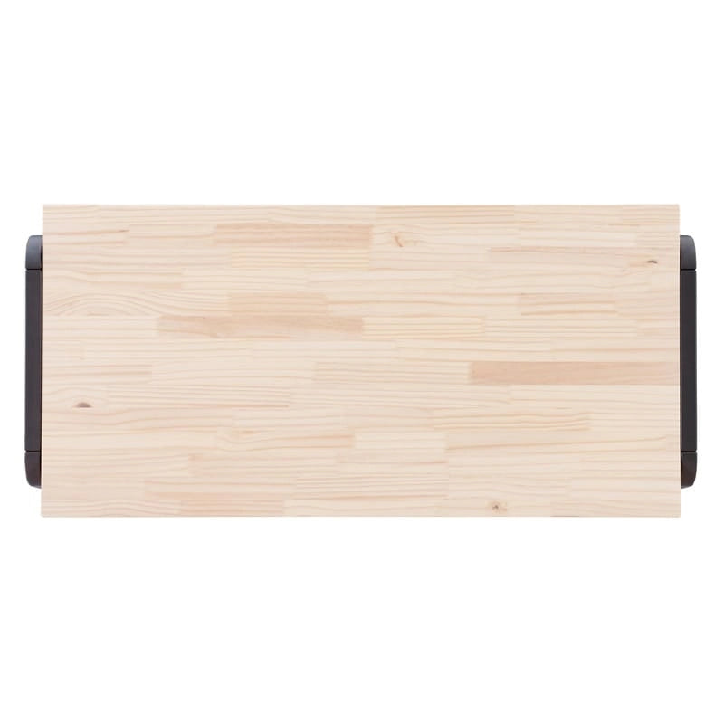 Scrivania Mulligan con piano in legno naturale