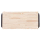 Scrivania Mulligan con piano in legno naturale