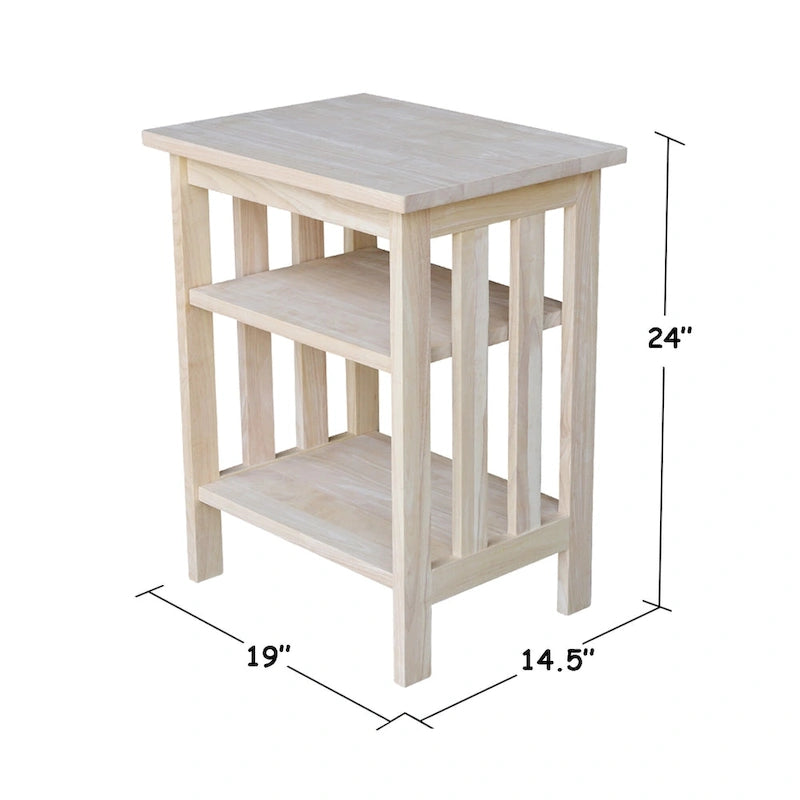 Moonshine Supporto per stampante in legno naturale
