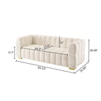 Divano Moderno da 85 pollici, Comodo Divano da Salotto - 85 x 33.86