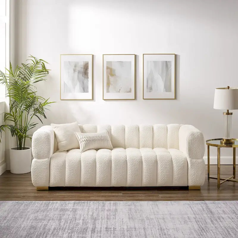 Divano Moderno da 85 pollici, Comodo Divano da Salotto - 85 x 33.86