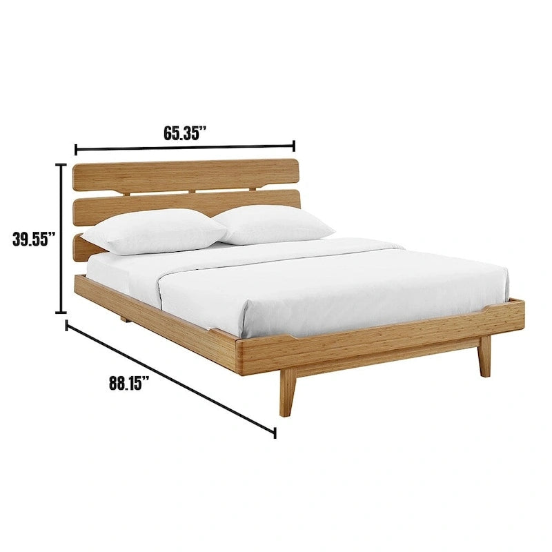 Letto Queen Currant Platform, Caramellato