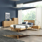 Letto Queen Currant Platform, Caramellato
