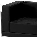 Divano Sezionale Modulare a 9 Pezzi - Gambe in Acciaio Inossidabile - 140.5W x 28.75 - 140.5D x 27.5H