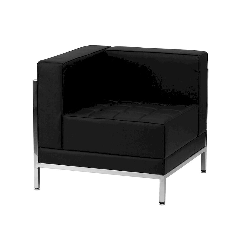 Divano Sezionale Modulare a 9 Pezzi - Gambe in Acciaio Inossidabile - 140.5W x 28.75 - 140.5D x 27.5H