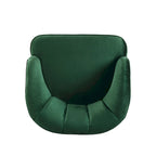 Poltroncina a Botte Imbottita con Gambe in Legno