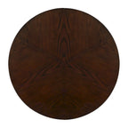 Tavolino da caffè rotondo in legno stile Mid-Century per soggiorno in stile rustico
