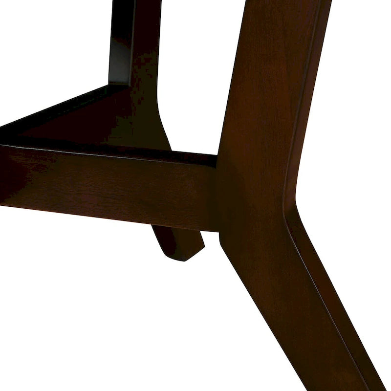 Tavolino da caffè rotondo in legno stile Mid-Century per soggiorno in stile rustico