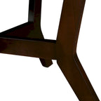 Tavolino da caffè rotondo in legno stile Mid-Century per soggiorno in stile rustico