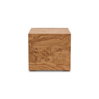 Tavolino moderno in radica naturale - 18L x 18P x 16A