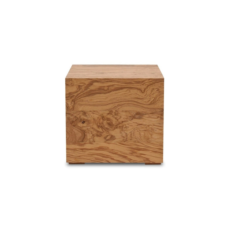 Tavolino moderno in radica naturale - 18L x 18P x 16A
