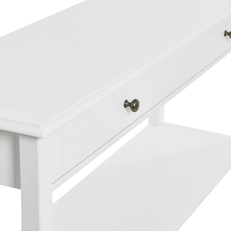 Tavolino consolle Pleasantville con 2 cassetti