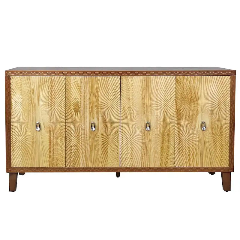 Credenza/Buffet 60 Vintage a 4 ante con motivo intagliato