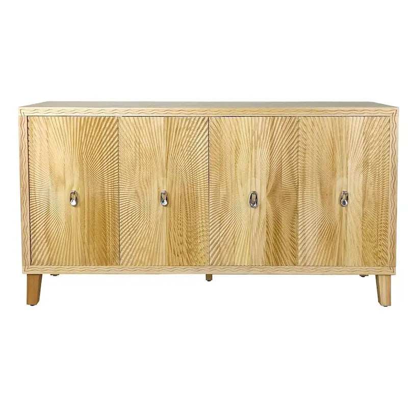 Credenza/Buffet 60 Vintage a 4 ante con motivo intagliato